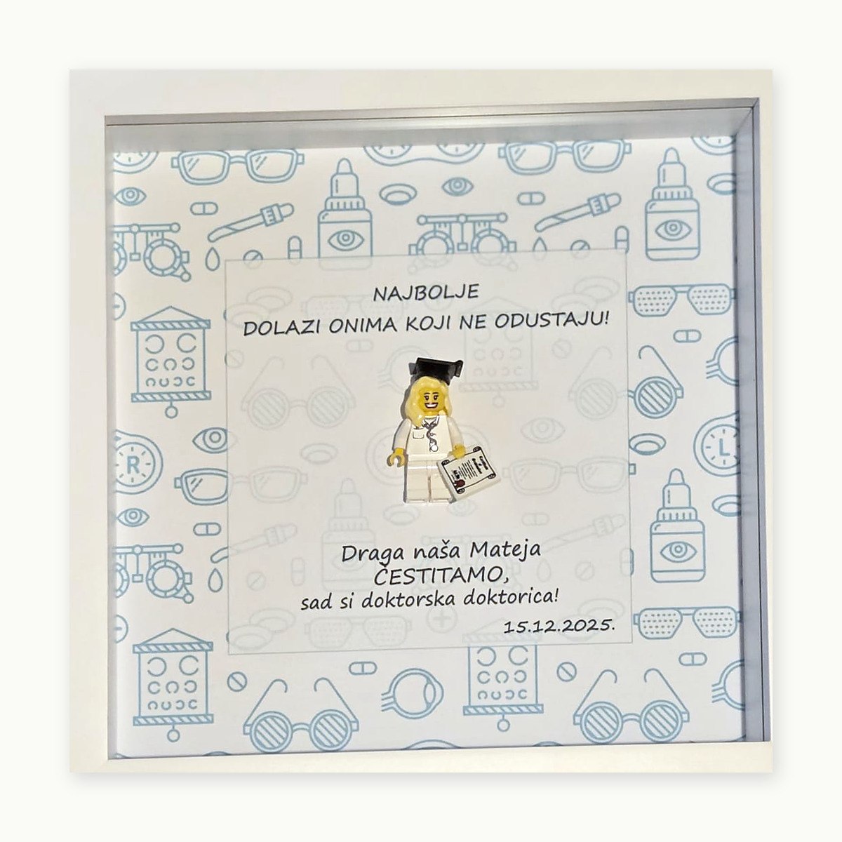 Diploma – plavi simboli