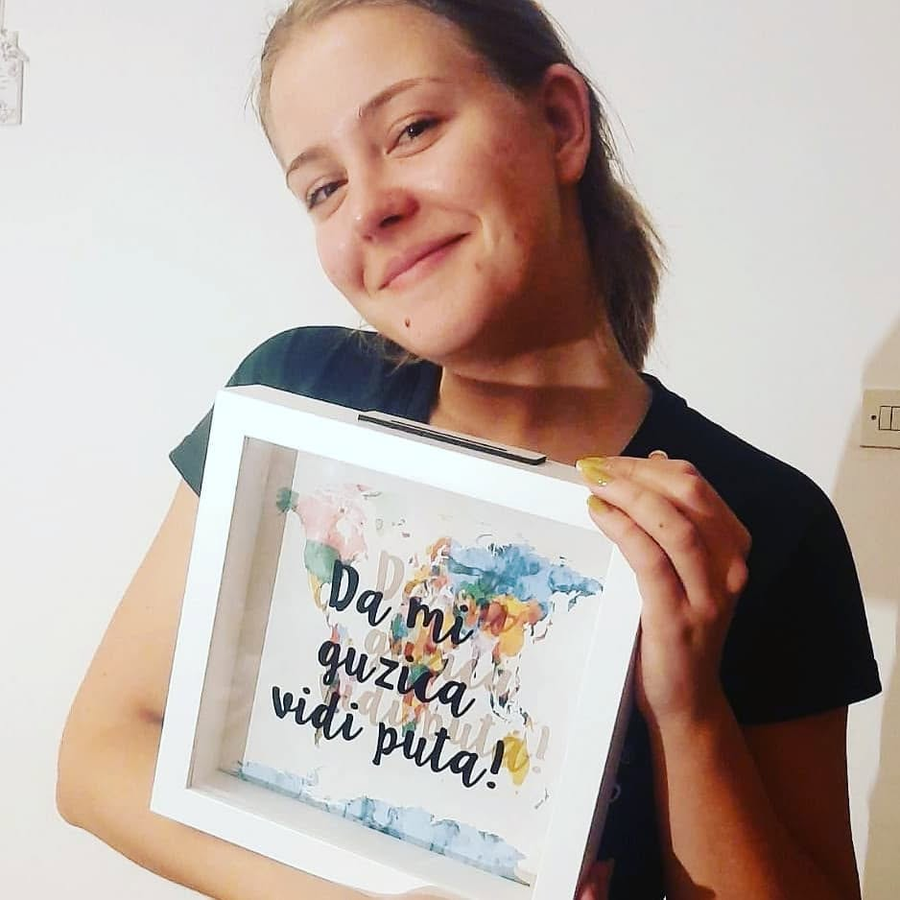 Kupca veseli personalizirani O’kvir s porukom