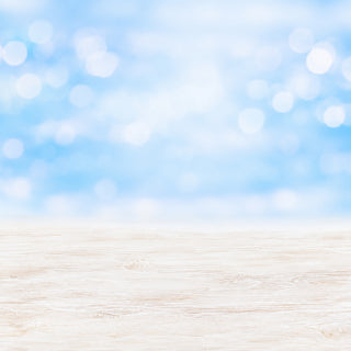 Soft blue and light wood